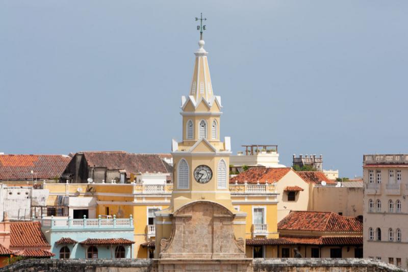 Torre del Reloj, Cartagena, Ciudad Amurallada, Bol...