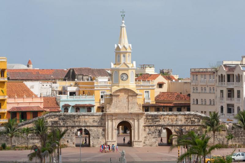 Torre del Reloj, Cartagena, Ciudad Amurallada, Bol...