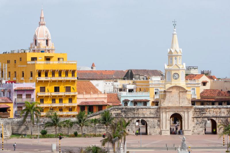 Torre del Reloj, Cartagena, Ciudad Amurallada, Bol...