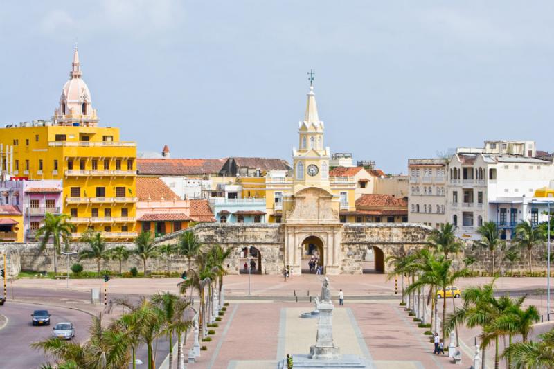 Torre del Reloj, Cartagena, Ciudad Amurallada, Bol...