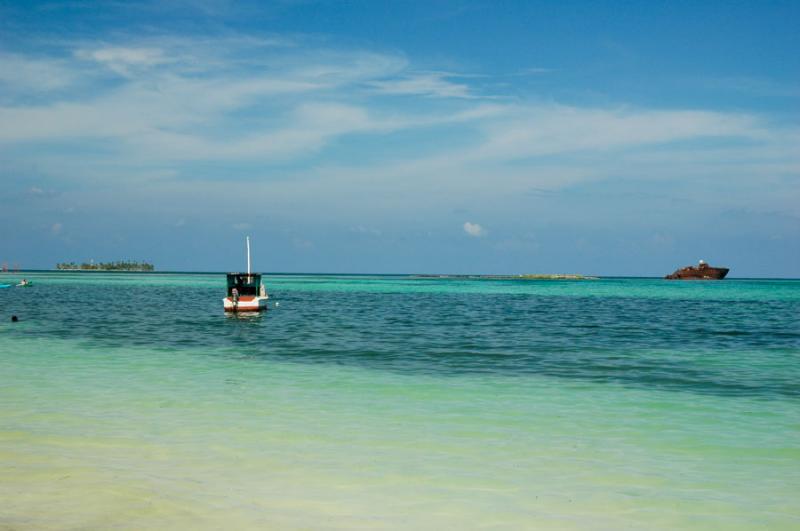 Paisaje de San Andres, Colombia