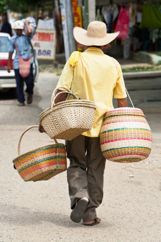 Vendedor de Cestas, San Jacinto, Bolivar, Colombia