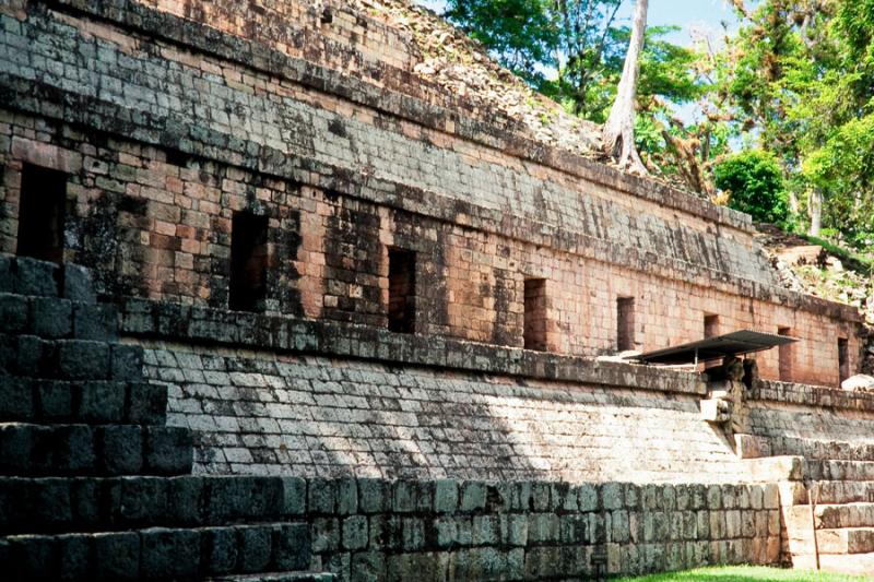 Templo de la Ciudad Maya de Copan, Guatemala, Hond...