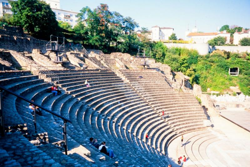 Teatro Romano, Lyon, RhÃ´ne, Francia, Paris, Eur...