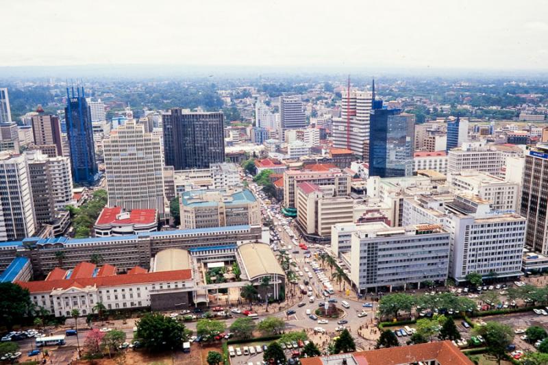 Zona Centrica de Nairobi, Kenia, Africa Oriental