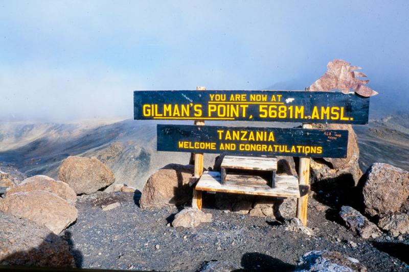 GilmanÂ´s Point, Monte Kilimanjaro, Tanzania, Do...