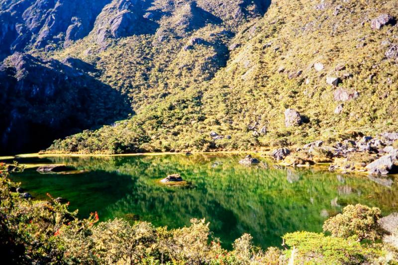 Laguna La Coromoto, Sierra Nevada de Merida, Venez...