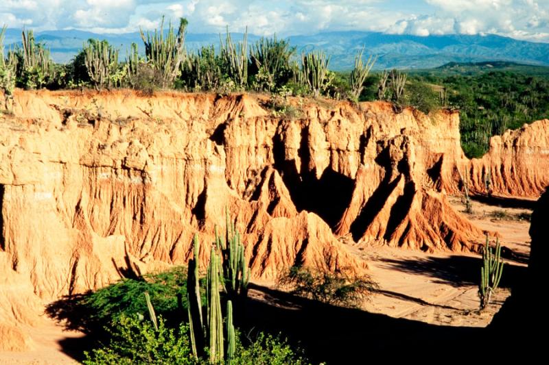 Carcavas del Desierto de la Tatacoa, Huila, Colomb...