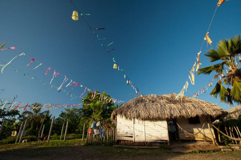 Vivienda Tradicional, Isla Fuerte, Bolivar, Cartag...