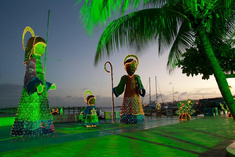 Navidad en San Andres, Colombia, Sur America