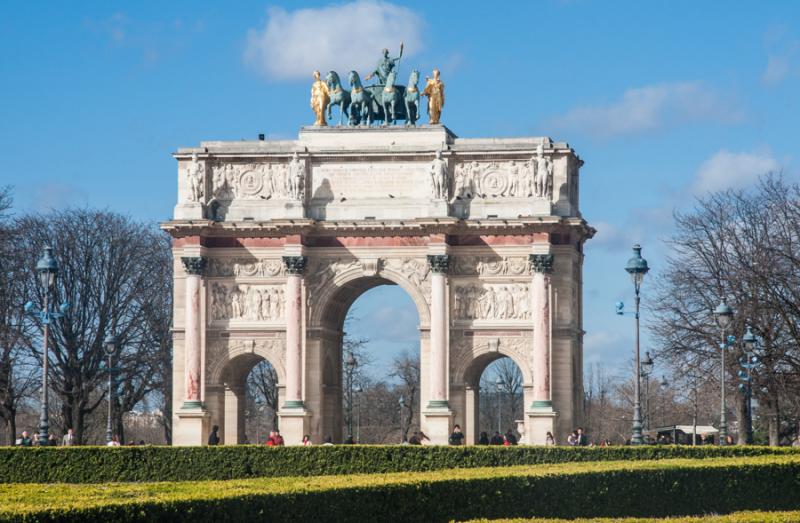 Arco del Triunfo del Carrusel, Paris, Francia, Eur...