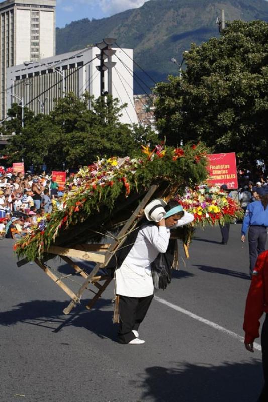 Desfile de Silleteros, Medellin, Antioquia, Colomb...