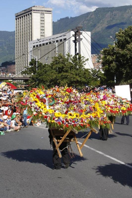 Desfile de Silleteros, Medellin, Antioquia, Colomb...