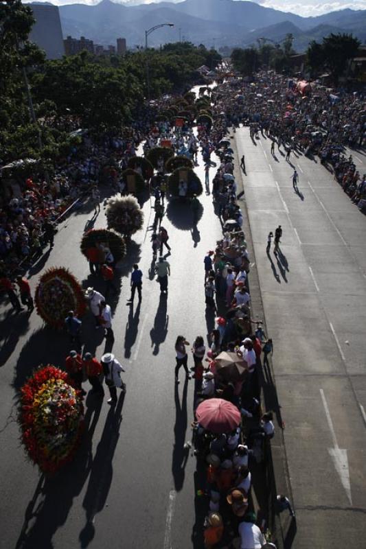 Desfile de Silleteros, Medellin, Antioquia, Colomb...