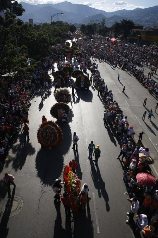 Desfile de Silleteros, Medellin, Antioquia, Colomb...