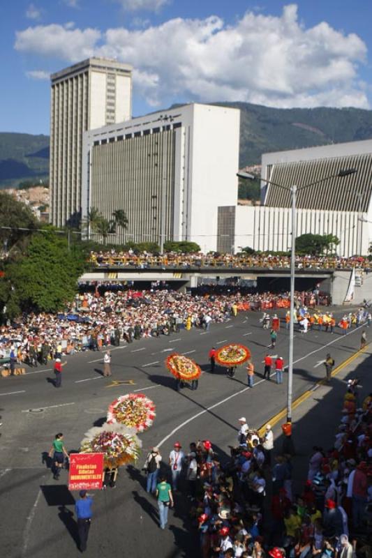 Desfile de Silleteros, Medellin, Antioquia, Colomb...