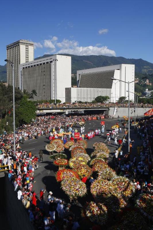 Desfile de Silleteros, Medellin, Antioquia, Colomb...