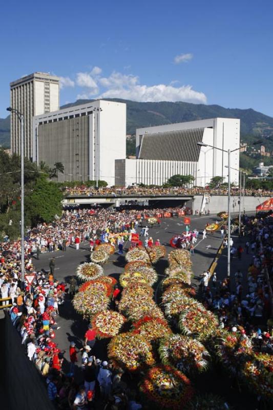 Desfile de Silleteros, Medellin, Antioquia, Colomb...