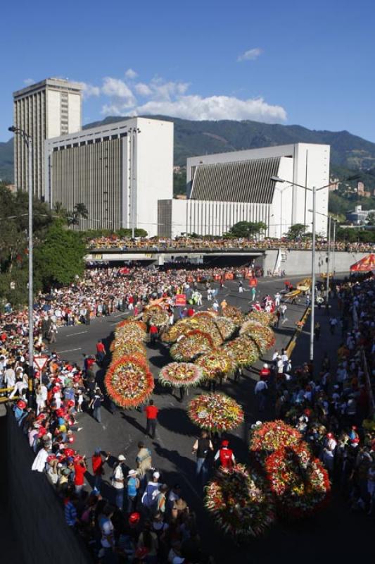 Desfile de Silleteros, Medellin, Antioquia, Colomb...