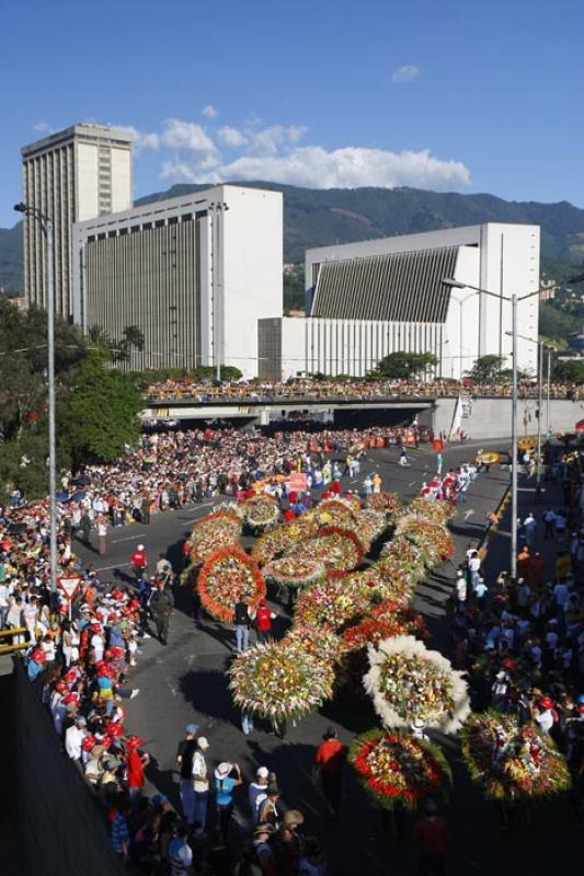 Desfile de Silleteros, Medellin, Antioquia, Colomb...