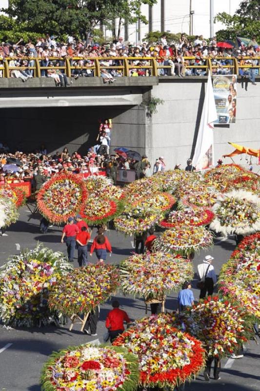 Desfile de Silleteros, Medellin, Antioquia, Colomb...