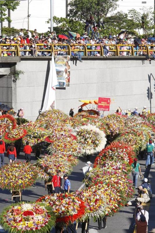 Desfile de Silleteros, Medellin, Antioquia, Colomb...