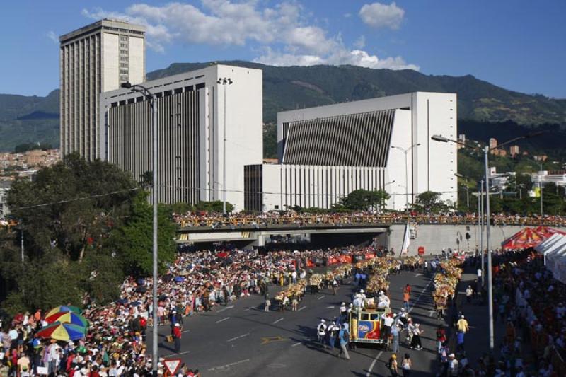 Desfile de Silleteros, Medellin, Antioquia, Colomb...