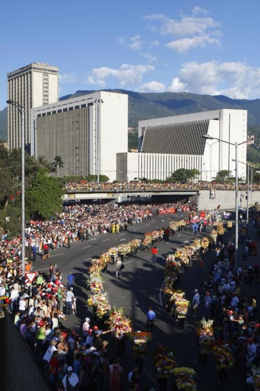 Desfile de Silleteros, Medellin, Antioquia, Colomb...