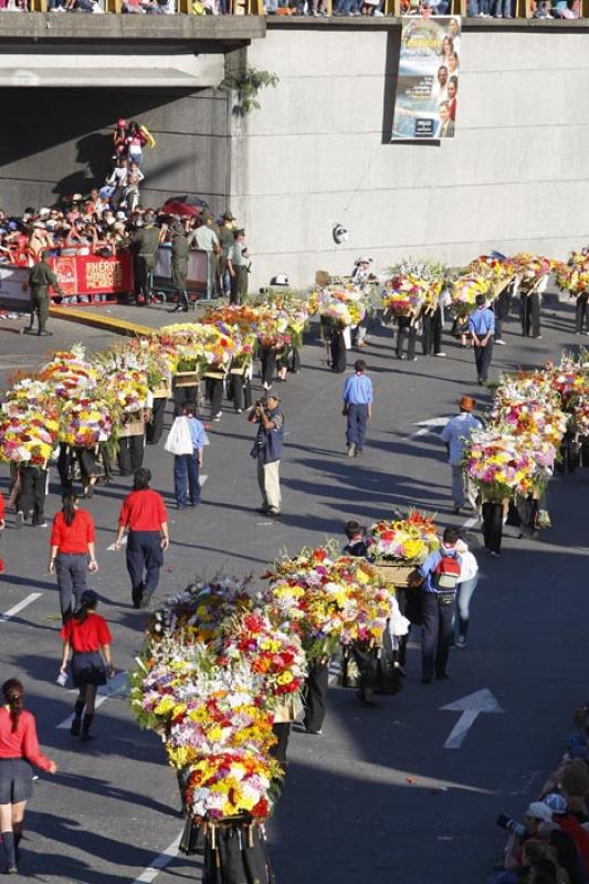 Desfile de Silleteros, Medellin, Antioquia, Colomb...