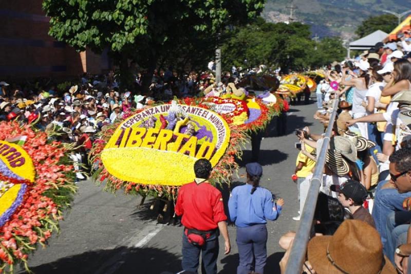 Desfile de Silleteros, Medellin, Antioquia, Colomb...