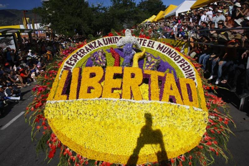 Desfile de Silleteros, Medellin, Antioquia, Colomb...