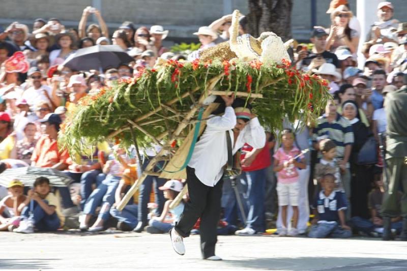 Desfile de Silleteros, Medellin, Antioquia, Colomb...