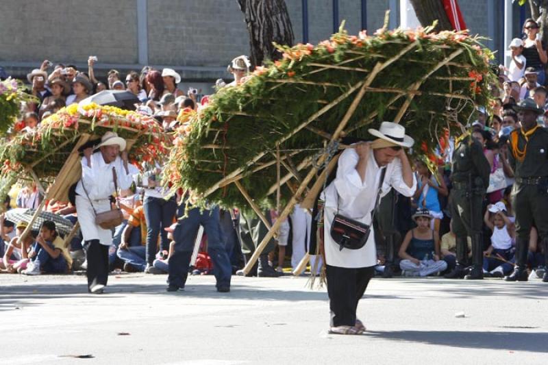 Desfile de Silleteros, Medellin, Antioquia, Colomb...