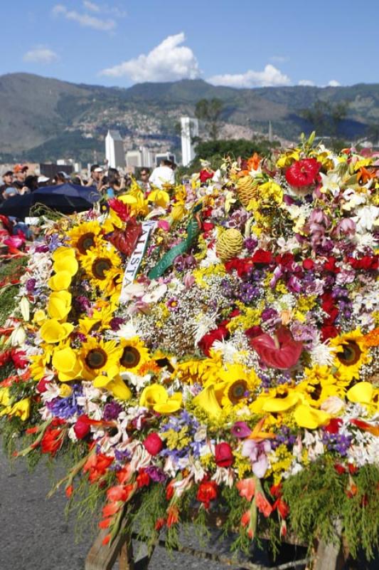 Desfile de Silleteros, Medellin, Antioquia, Colomb...