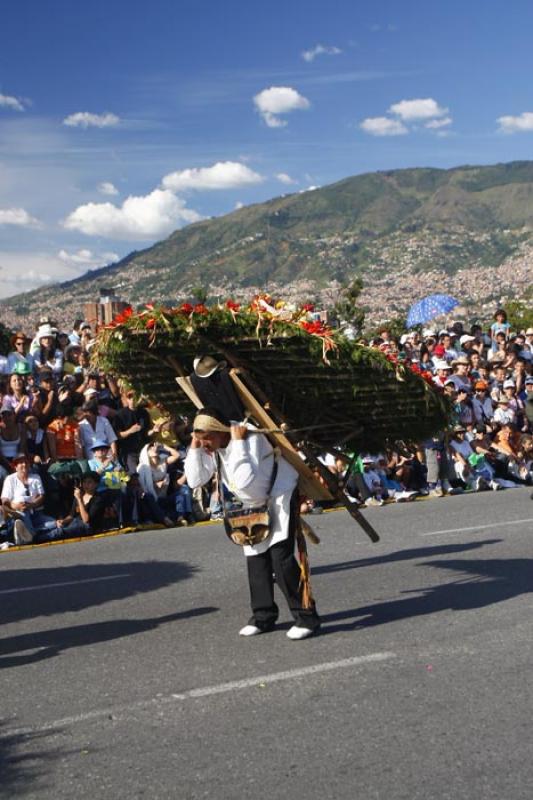 Desfile de Silleteros, Medellin, Antioquia, Colomb...