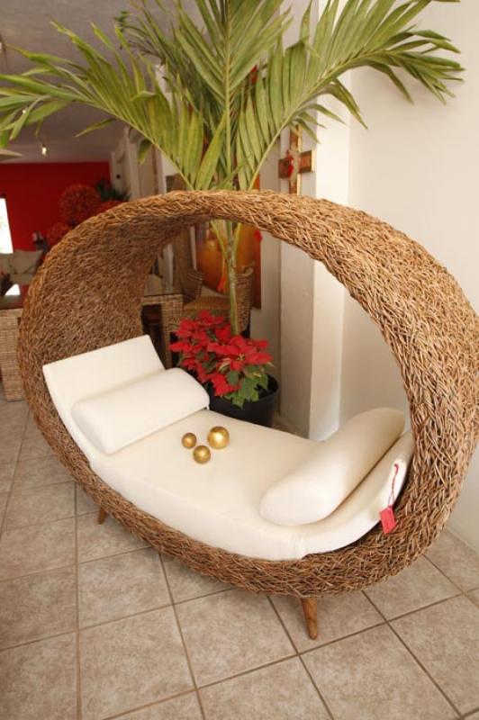 Sofa de Rattan, Tonala, Jalisco, Mexico, America