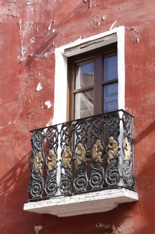 Balcon Tradicional de Guanajuato, Mexico, America