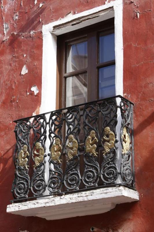 Balcon Tradicional de Guanajuato, Mexico, America