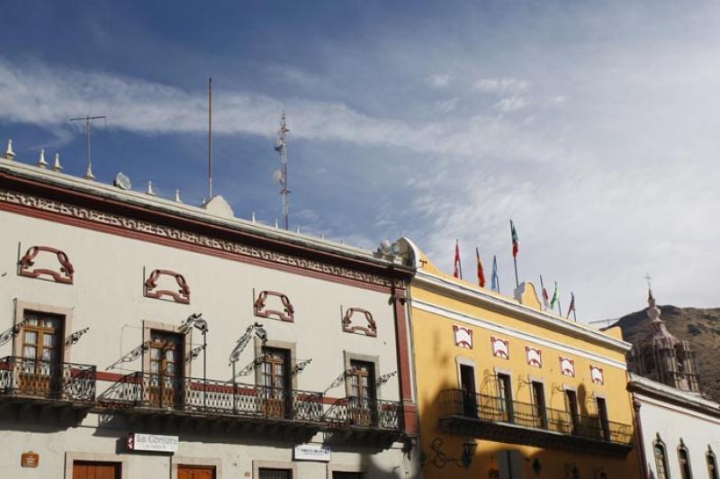 Balcones Coloniales, Guanajuato, Mexico, America