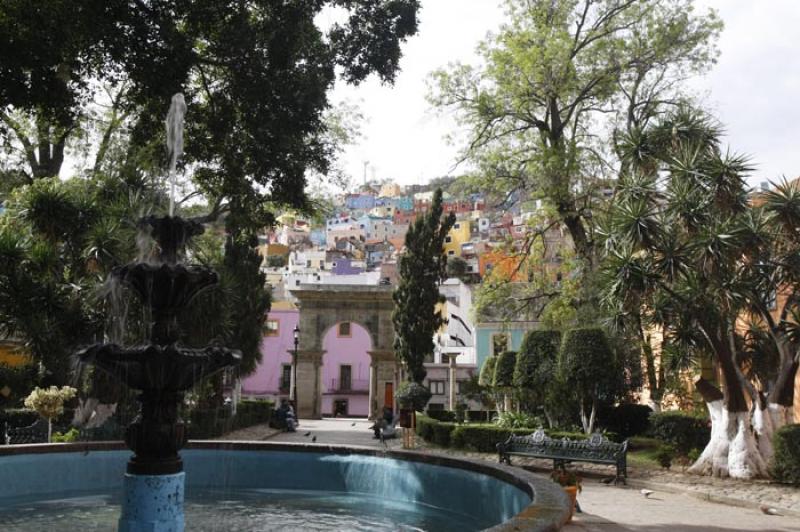 Jardin Reforma, Guanajuato, Mexico, America