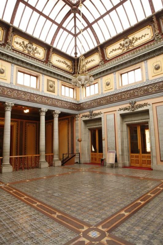 Interior del Teatro Juarez, Guanajuato, Mexico, Am...