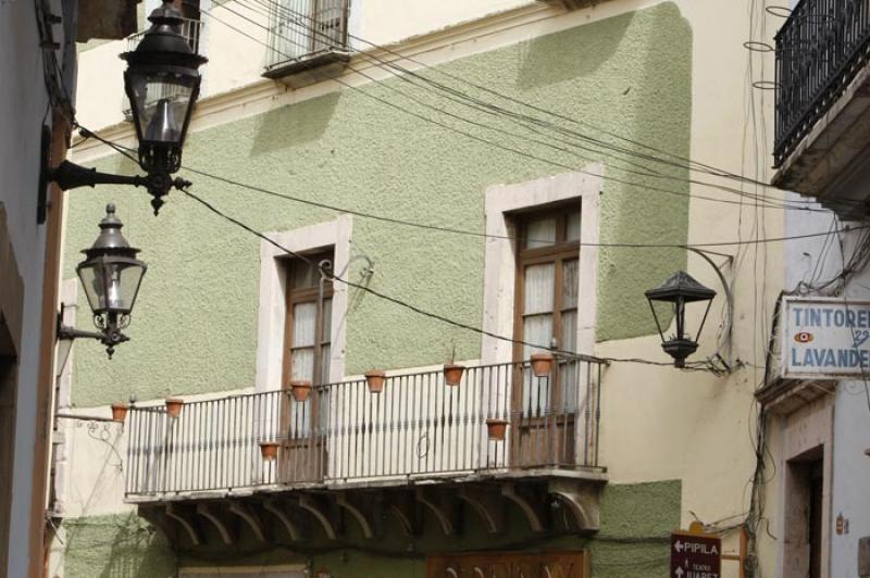 Balcones Coloniales, Guanajuato, Mexico, America