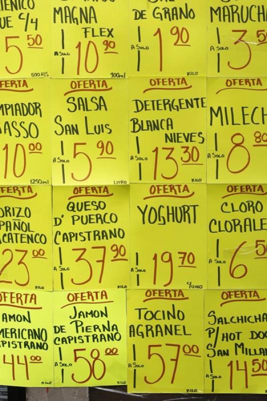 Listado de Precios, Guanajuato, Mexico, America