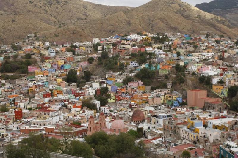 Panoramica de Guanajuato, Mexico, America