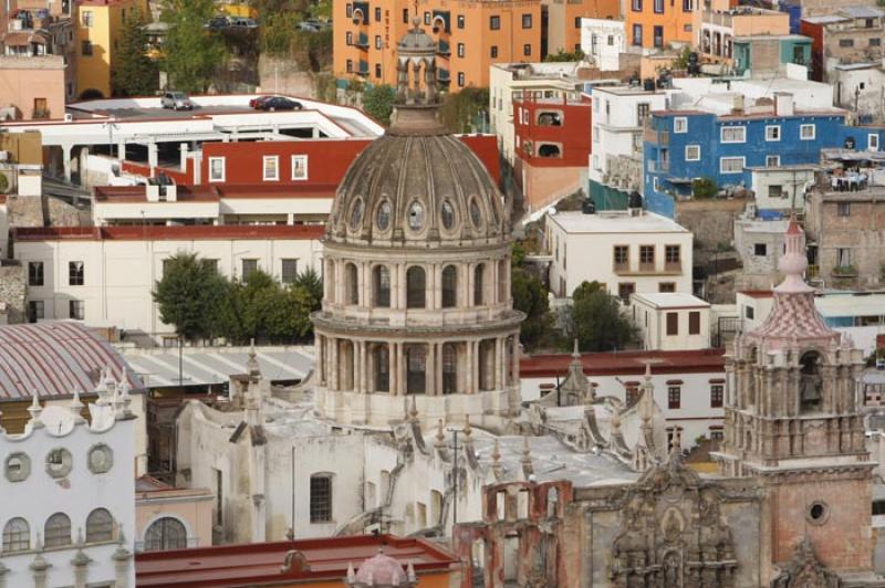 Iglesia de la CompaÃ±ia, Guanajuato, Mexico, Ame...