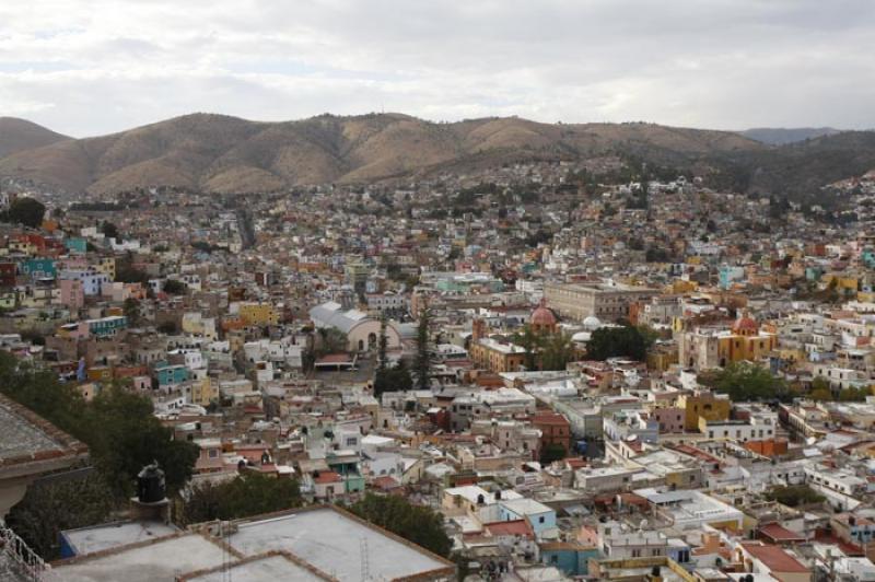 Panoramica de Guanajuato, Mexico, America