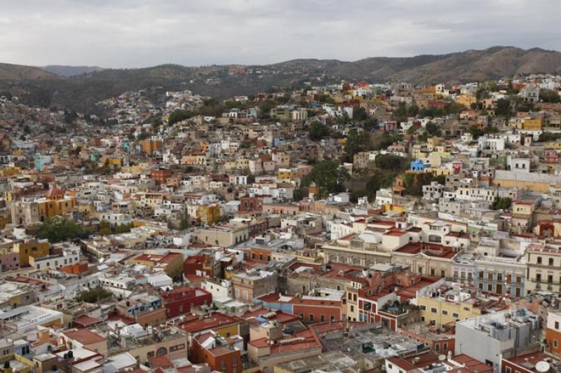 Panoramica de Guanajuato, Mexico, America