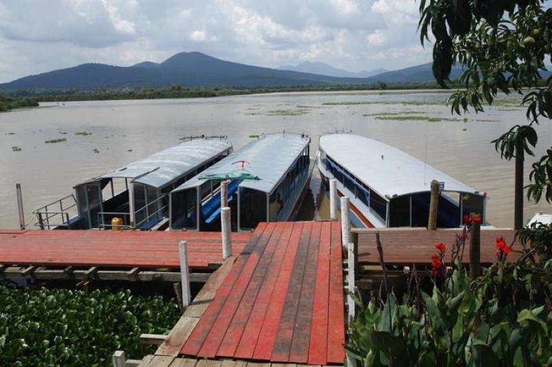 Muelle de la Isla de Janitzio, Patzcuaro, Michoaca...