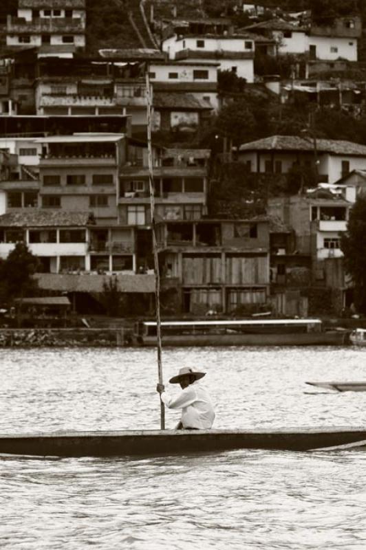 Lago de Patzcuaro, Isla de Janitzio, Michoacan, Me...