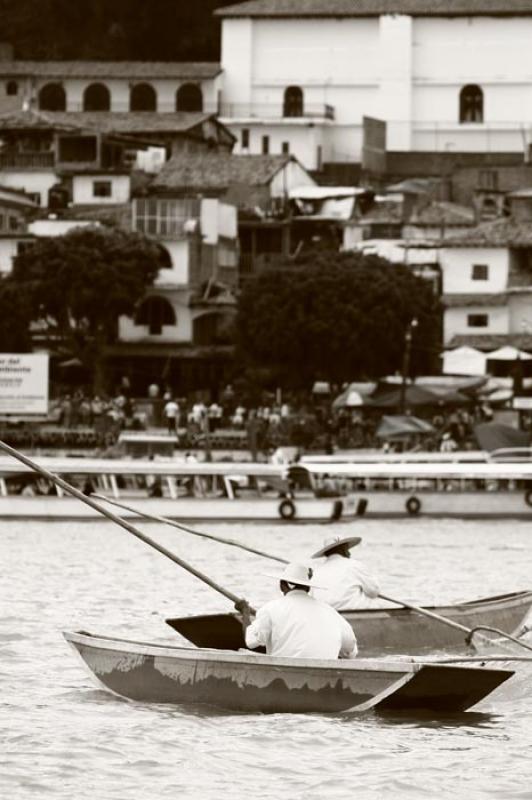 Lago de Patzcuaro, Isla de Janitzio, Michoacan, Me...